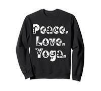 Peace Love Yoga Mindfulness Zen Meditation Yogi Flow Sweatshirt