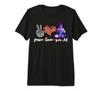 Peace Love Zen AF Meditating Spiritual Yoga Premium T-Shirt