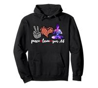 Peace Love Zen AF Meditating Spiritual Yoga Pullover Hoodie