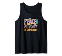 Peace Made Possible by Craft Beers Funny Concentration Tank Top