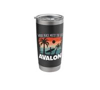 Peace Meets The sea - Avalon Stainless Steel Insulated Tumbler