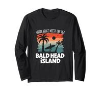 Peace Meets The sea - Bald Head Island Long Sleeve T-Shirt