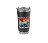 Peace Meets The sea - Bodega Bay Stainless Steel Insulated Tumbler
