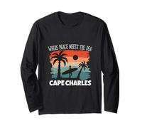 Peace Meets The sea - Cape Charles Long Sleeve T-Shirt