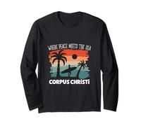 Peace Meets The sea - Corpus Christi Long Sleeve T-Shirt
