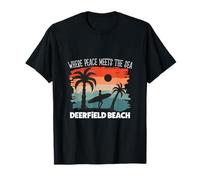 Peace meets the sea - Deerfield Beach T-Shirt