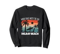Peace meets the sea - Delray Beach Sweatshirt