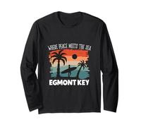 Peace Meets The sea - Egmont Key Long Sleeve T-Shirt