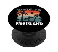 Peace meets the sea - Fire Island PopSockets Adhesive PopGrip