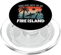 Peace meets the sea - Fire Island PopSockets PopGrip for MagSafe