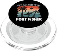 Peace meets the sea - Fort Fisher PopSockets PopGrip for MagSafe