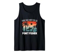 Peace Meets The sea - Fort Fisher Tank Top