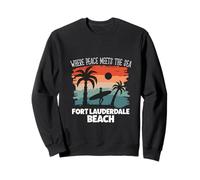 Peace meets the sea - Fort Lauderdale Beach Sweatshirt