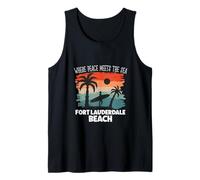 Peace Meets The sea - Fort Lauderdale Beach Tank Top