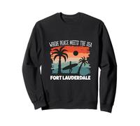 Peace meets the sea - Fort Lauderdale Sweatshirt