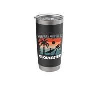 Peace Meets The sea - Gloucester Stainless Steel Insulated Tumbler
