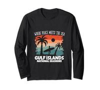 Peace Meets The sea - Gulf Islands National Seashore Long Sleeve T-Shirt