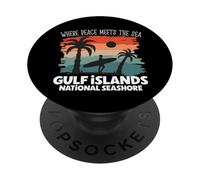Peace meets the sea - Gulf Islands National Seashore PopSockets Adhesive PopGrip