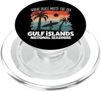 Peace meets the sea - Gulf Islands National Seashore PopSockets PopGrip for MagSafe