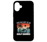 Peace meets the sea - Gulf Shores Case for iPhone 16 Plus