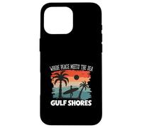 Peace meets the sea - Gulf Shores Case for iPhone 16 Pro Max