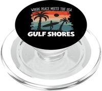 Peace meets the sea - Gulf Shores PopSockets PopGrip for MagSafe