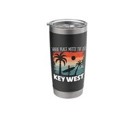Peace Meets The sea - Key West Stainless Steel Insulated Tumbler