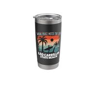 Peace Meets The sea - Leo Carrillo State Beach Stainless Steel Insulated Tumbler