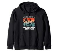 Peace meets the sea - Malibu Creek State Park Zip Hoodie