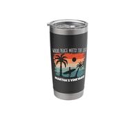Peace Meets The sea - Martha's Vineyard Stainless Steel Insulated Tumbler