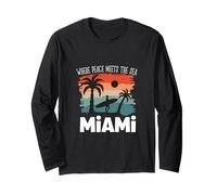 Peace Meets The sea - Miami Long Sleeve T-Shirt