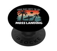 Peace meets the sea - Moss Landing PopSockets Adhesive PopGrip