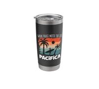 Peace Meets The sea - Pacifica Stainless Steel Insulated Tumbler