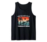 Peace Meets The sea - Panama City Beach Tank Top