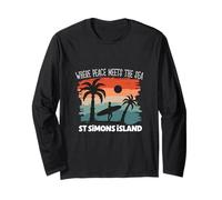 Peace Meets The sea - St. Simons Island Long Sleeve T-Shirt