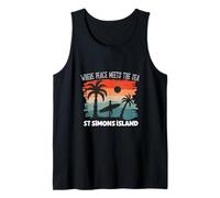 Peace Meets The sea - St. Simons Island Tank Top