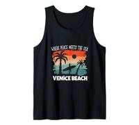 Peace Meets The sea - Venice Beach Tank Top