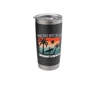Peace Meets The sea - Wright’s Beach Stainless Steel Insulated Tumbler