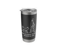 Peace Minimalist Zen Today is Going to Be My Peaceful Day Stainless Steel Insulated Tumbler