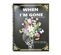 Peace of Mind Planner, Beneficiary Planner, Guided Journal Notebook for Last Wishes Beneficiary Info Will Preparation Business Affairs Funeral Planning Belongings