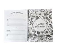 Peace of Mind Planner | Final Arrangements Organizer | Guided Workbook Journal Notebook for Belongings Will Preparation Important Information Business Affairs Last Wishes