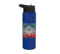 Peace of Mind Serenity Tranquility Mental Well in a Peace Stainless Steel Insulated Water Bottle