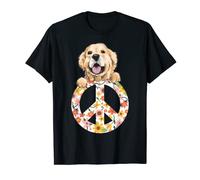 Peace On Earth Golden Retriever Peace And Kindness Labrador T-Shirt