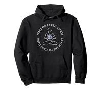 Peace on Earth Starts with Peace in the Heart - Buddhism Pullover Hoodie