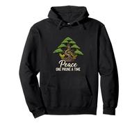 Peace One Prune At A Time Bonsai Grower Zen Pullover Hoodie