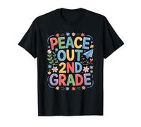 Peace Out 2nd Grade, Second Grader and School Teaching T-Shirt