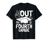 Peace Out Fourth Last Day of School 4th Grade T-Shirt