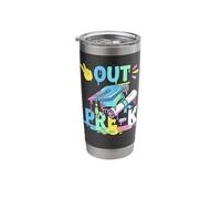 Peace Out PreK Graduate Pastel Paint Drip 2026 Stainless Steel Insulated Tumbler