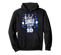 Peace Out Single Digits I Am 10 Years Old 10th Birthday Boys Pullover Hoodie