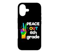 Peace Out Sixth 6th Grade Last Day School Graduation Case for iPhone 17